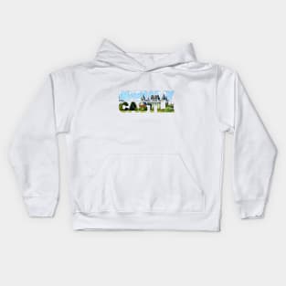 INVERARAY CASTLE - Scotland Spring Flowers Kids Hoodie